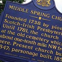 Middle Spring Presbyterian Church Cemetery (new) on Sysoon