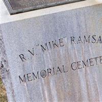 R V Mike Ramsay Memorial Cemetery on Sysoon