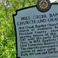 Mill Creek Cemetery on Sysoon