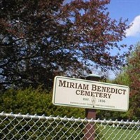 Miriam Benedict Cemetery on Sysoon