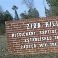 Zion Hill Missionary Baptist Church Cemetery on Sysoon