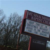 Mount Sinai Missionary Baptist Church Cemetery on Sysoon