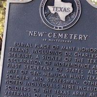 Montgomery New Cemetery on Sysoon