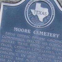 Moore Cemetery on Sysoon