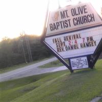 Mount Olive Baptist Church Cemetery on Sysoon