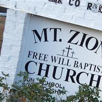 Mount Zion Free Will Baptist Church Cemetery on Sysoon