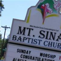 Mount Sinai Baptist Church Cemetery on Sysoon