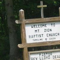 Mount Zion Baptist Church Cemetery on Sysoon