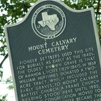 Mount Calvary Cemetery on Sysoon