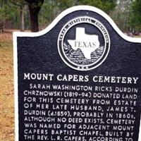 Mount Capers Cemetery on Sysoon