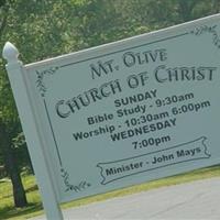 Mount Olive Church of Christ Cemetery - Close to G on Sysoon