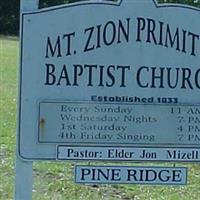 Mount Zion Primitive Baptist Church on Sysoon