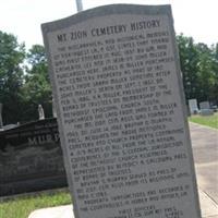 Mount Zion Cemetery on Sysoon