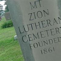 Mount Zion Lutheran Cemetery on Sysoon