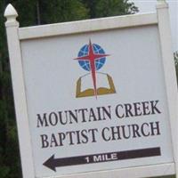 Mountain Creek Baptist Church Cemetery on Sysoon