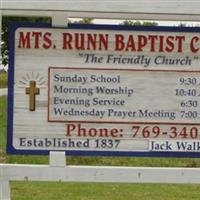 Mounts Runn Baptist Cemetery on Sysoon