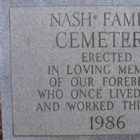 Nash Family Cemetery on Sysoon