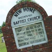 New Home Cemetery on Sysoon