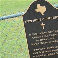 New Hope Cemetery on Sysoon