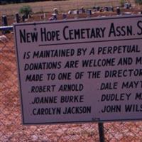 New Hope Cemetery on Sysoon