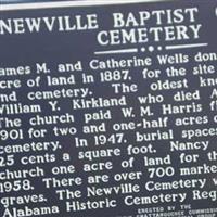Newville Baptist Church Cemetery on Sysoon
