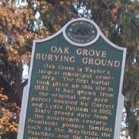 Oak Grove Burying Ground on Sysoon