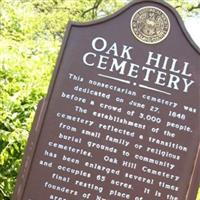 Oak Hill Cemetery on Sysoon