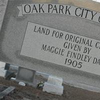 Oak Park City Cemetery on Sysoon