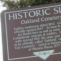 Oakland Cemetery on Sysoon