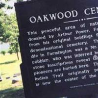 Oakwood Cemetery on Sysoon