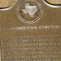 Old Georgetown Cemetery on Sysoon