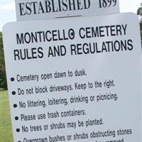 Old Monticello Cemetery on Sysoon