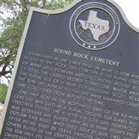 Old Round Rock Cemetery on Sysoon