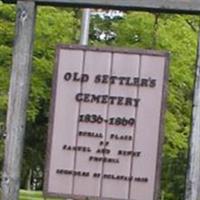 Old Settlers Cemetery on Sysoon