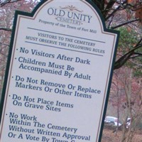 Old Unity Cemetery on Sysoon