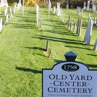 Old Yard Center Cemetery on Sysoon