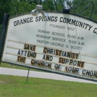Orange Springs Community Church Cemetery on Sysoon