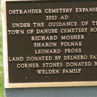 Ostrander Cemetery on Sysoon