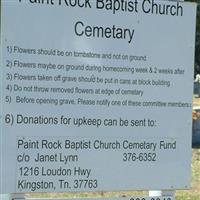 Paint Rock Baptist Church Cemetery on Sysoon