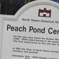 Peach Pond Cemetery on Sysoon