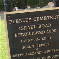 Peebles Cemetery OIR on Sysoon