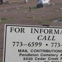 Pendleton Cemetery on Sysoon