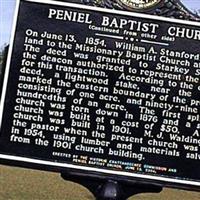 Peniel Baptist Church Cemetery on Sysoon