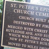 Saint Peters Episcopal Church Cemetery on Sysoon