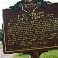 Pine Street Colored Cemetery on Sysoon