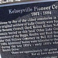 Pioneer Cemetery, Kelseyville on Sysoon