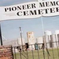 Pioneer Memorial Cemetery on Sysoon