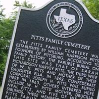 Pitts Cemetery on Sysoon