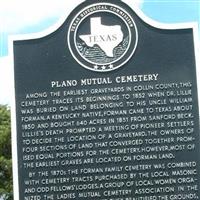 Plano Mutual Cemetery on Sysoon