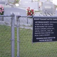 Mount Pleasant Baptist Church Cemetery on Sysoon